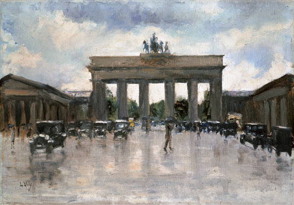Das Brandenburger Tor in Berlin from Lesser Ury