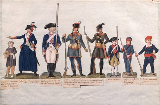 Characters of the French Revolution from Lesueur Brothers
