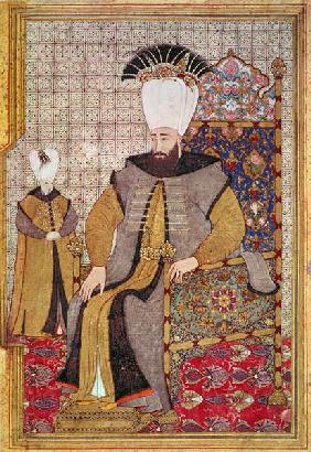 Sultan Ahmet III (1673-1736) and the heir to the throne