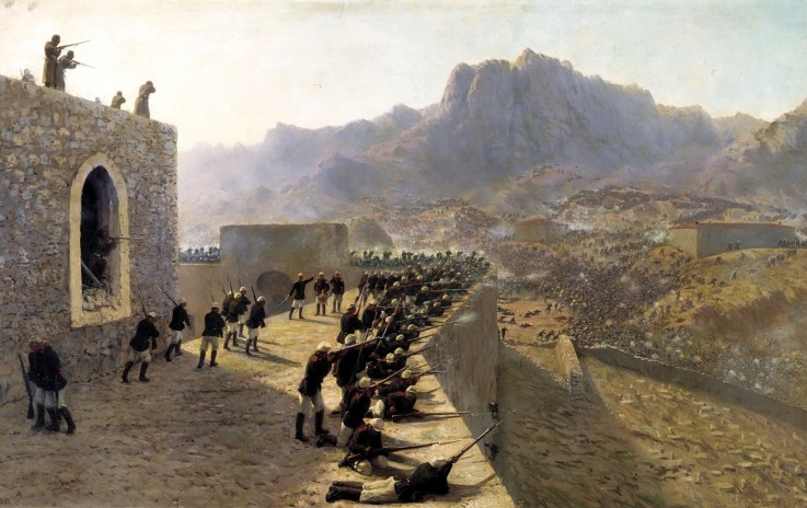 Defence of Dogubeyazit Fortress on 8 June 1877 from Lew Felixowitsch Lagorio