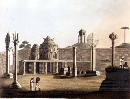 A Moorish Mosque at Bangalore, plate 19 from 'Pictorial Scenery in the Kingdom of Mysore' from Lieutenant James Hunter