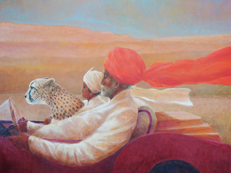 Maharaja, Boy and Cheetah 1 from Lincoln  Seligman