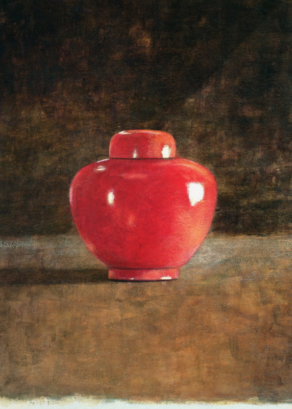 Red Jar, 1996 (acrylic on paper)  from Lincoln  Seligman
