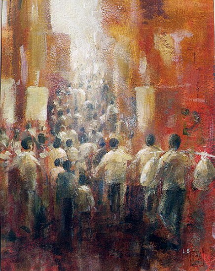 Chinese Street, 1992 (acrylic on paper)  from Lincoln  Seligman