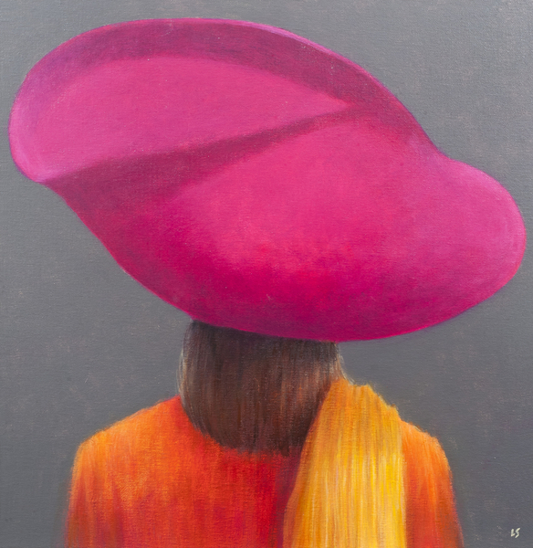 Magenta Hat, Saffron Jacket from Lincoln  Seligman
