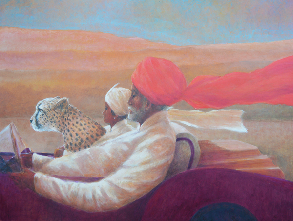 Maharaja, boy + cheetah from Lincoln  Seligman