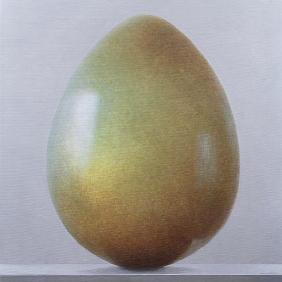 Bronze age Egg (acrylic on canvas) 