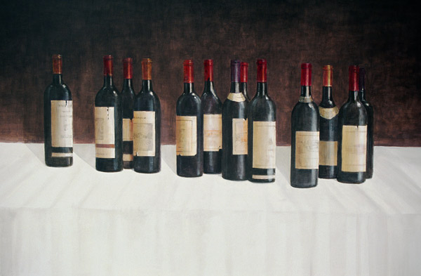 Winescape, Red, 2003 (acrylic on canvas)  from Lincoln  Seligman