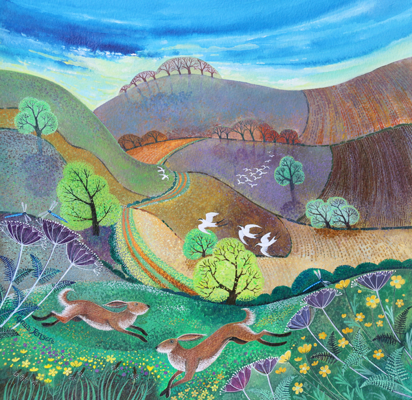 Downland Hares from Lisa Graa Jensen