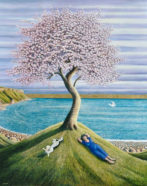 Dreaming of Cherry Blossom, 2004 (oil on canvas)  from Liz  Wright