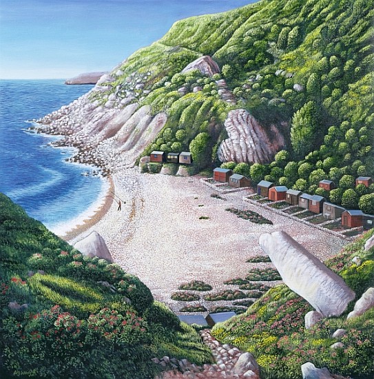 Church Ope Cove, 1999 (oil on canvas)  from Liz  Wright