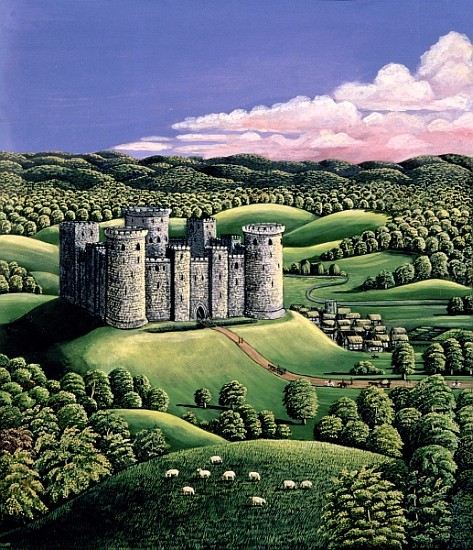 Medieval Castle, 1985 (gouache)  from Liz  Wright