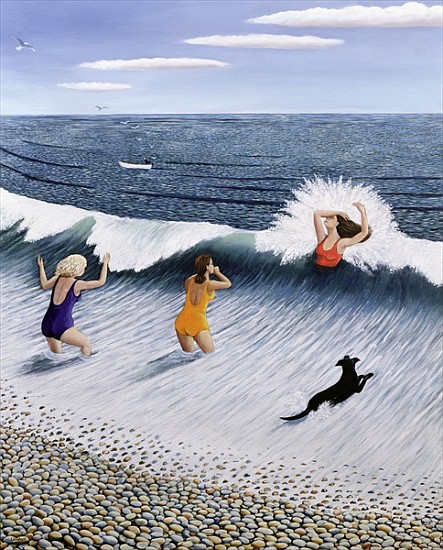 Taking the Plunge, 2005 (oil on canvas)  from Liz  Wright