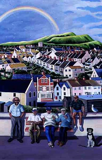 The Men of Fortuneswell, 1999 (oil on canvas)  from Liz  Wright