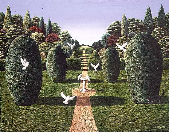 Topiary Garden, 1988 (panel)  from Liz  Wright