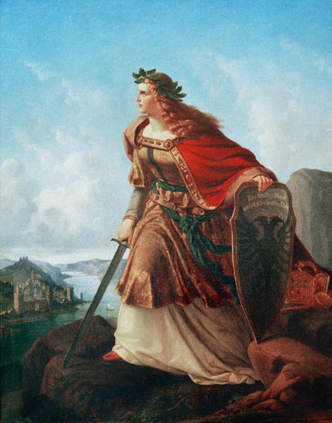 Germania at the Watch on the Rhine from Lorenz Clasen