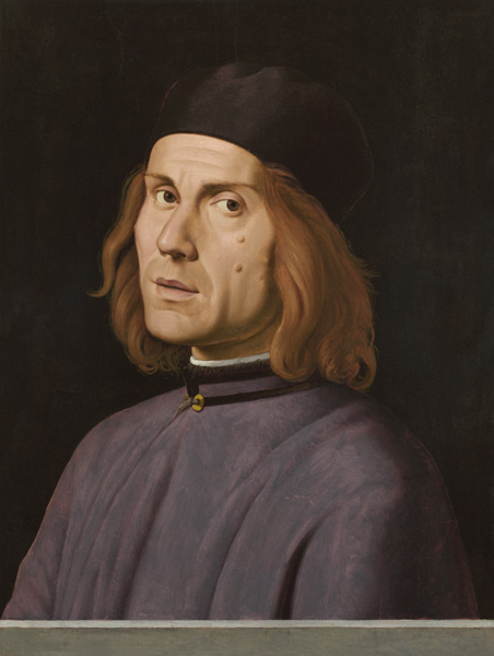 Portrait of Battista Fiera from Lorenzo Costa