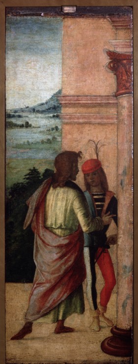 Two Young Men at a Column from Lorenzo Costa