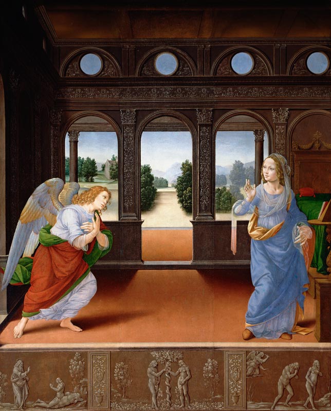 Annunciation from Lorenzo di Credi