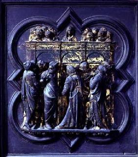 Pentecost, twentieth panel of the North Doors of the Baptistery of San Giovanni