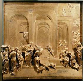 The Story of Jacob and Esau, original panel from the East Doors of the Baptistery