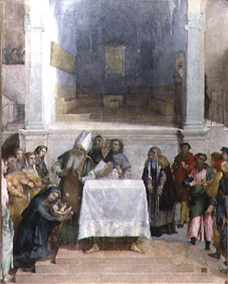 The Presentation of Christ in the Temple from Lorenzo Lotto