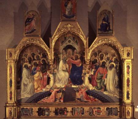 The Coronation of the Virgin from Lorenzo  Monaco