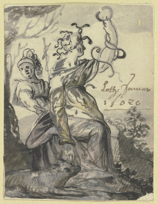 Zwei weibliche allegorische Figuren from Loth Sommer