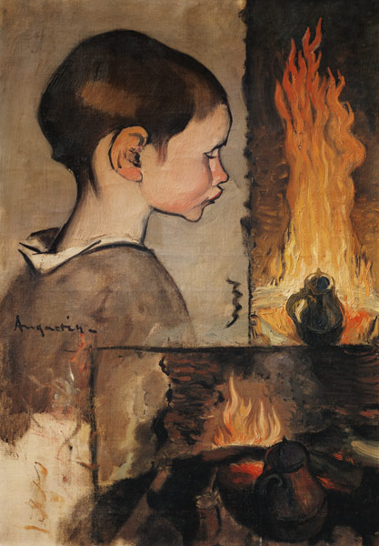 Profile of a child and a study of a still life from Louis Anquetin