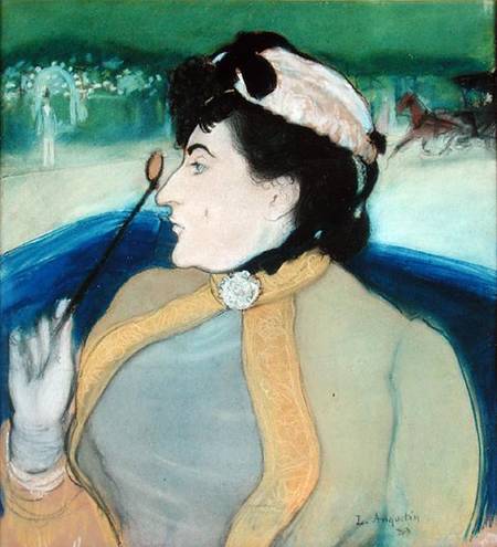 Woman in a Barouche from Louis Anquetin