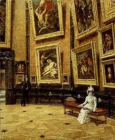 Im Louvre from Louis Beroud