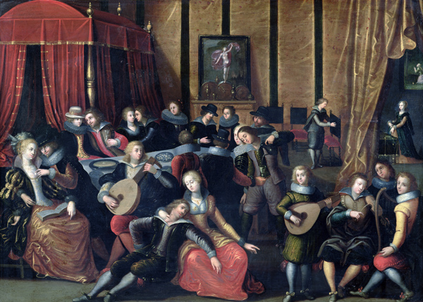 The Spanish Concert or, The Gallant Rest from Louis de Caullery