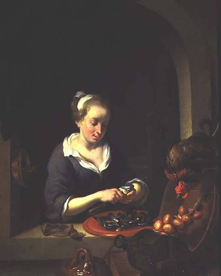 The Kitchenmaid (panel) from Louis de Moni