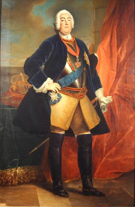 Frederick Augustus II (1696-1763) Elector of Saxony from Louis de Silvestre