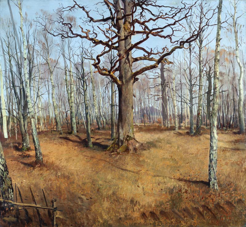 Wermsdorfer Wald. from Louis Ferdinand von Rayski