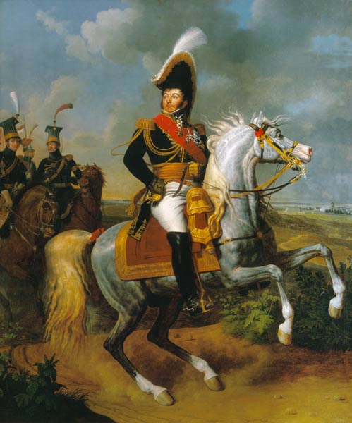 Equestrian Portrait of General Jean Rapp (1771-1821) from Louis François Lagrenée