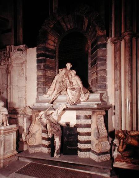 Tomb of Sir Joseph and Lady Elizabeth Nightingale (d.1731) from Louis-Francois Roubillac