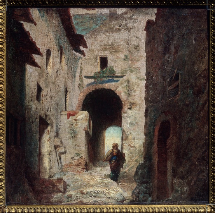 The Moorish gate from Louis Gabriel Eugène Isabey