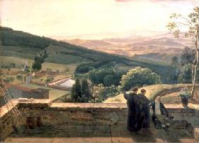 View of Vallombrosa, near Florence