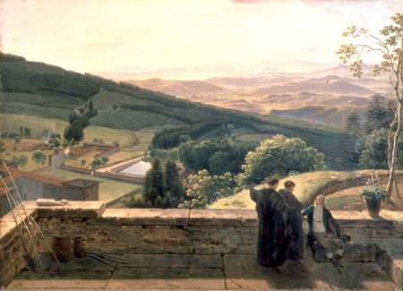 View of Vallombrosa, near Florence from Louis Gauffier