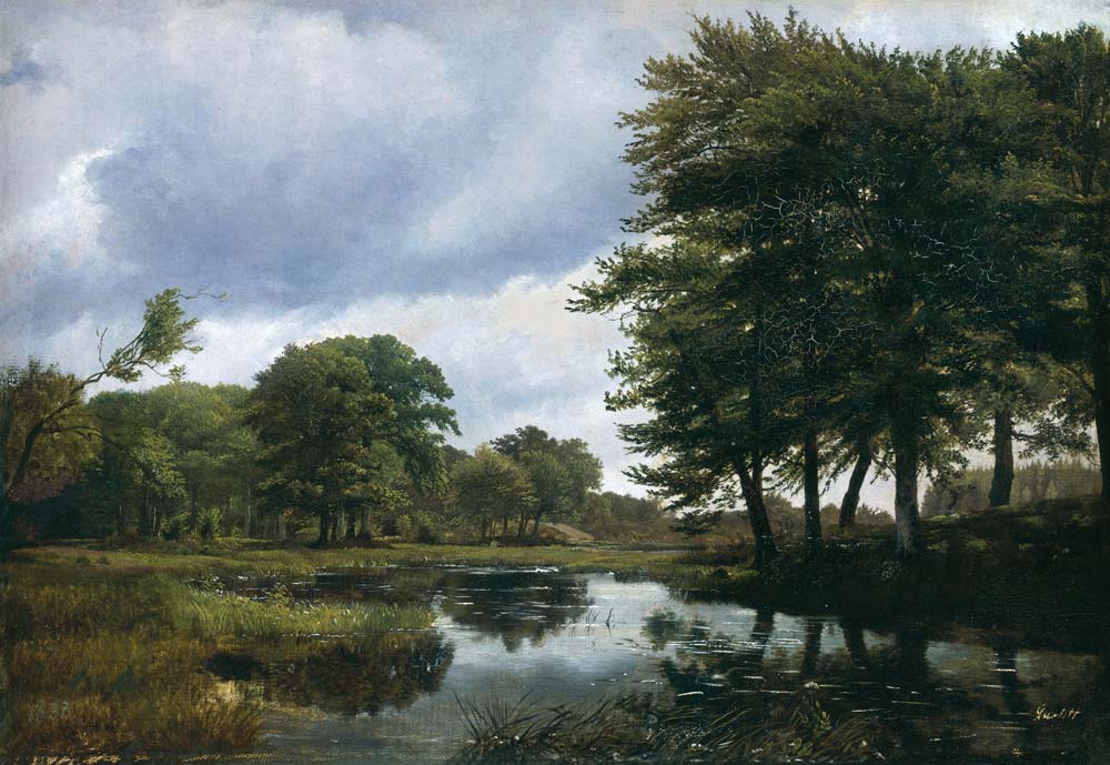 Landscape at Silkeborg from Louis Gurlitt
