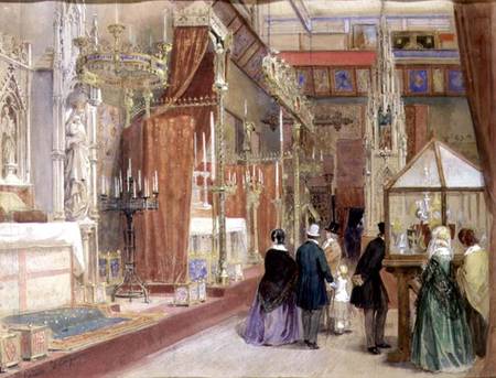 The Medieval Court of the Great Exhibition of 1851 from Louis Haghe