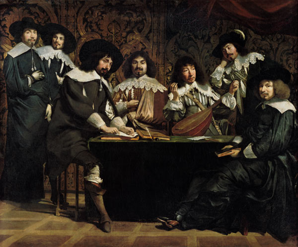 Zusammenkunft der Kunstliebhaber (oder: L'Académie) from Louis Le Nain