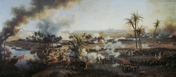 Battle of the Pyramids, 21st July 1798 from Louis Lejeune