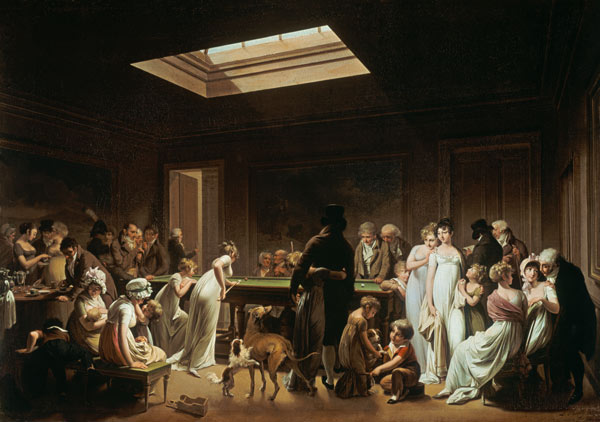 Im Billard-Salon from Louis-Léopold Boilly