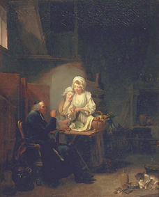 Der alte Seelsorger. from Louis-Léopold Boilly