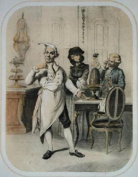 Pride in the Kitchen, from a series of prints depicting the Seven Deadly Sins