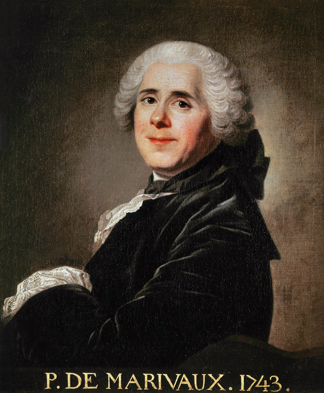 Portrait of Pierre Carlet de Chamblain de Marivaux (1688-1763) from Louis Michel van Loo