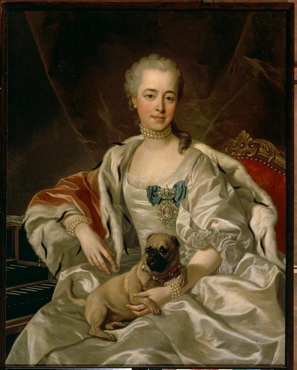 Portrait of Princess E.D.Golizyn from Louis Michel van Loo