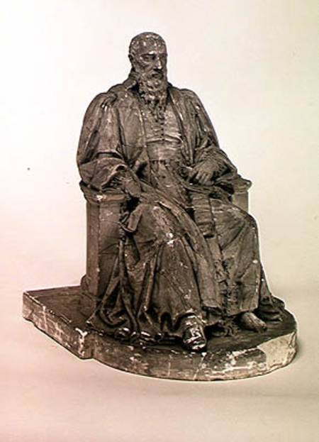 Seated statue of Michel de L'Hospital (c.1504-73) from Louis Pierre Deseine